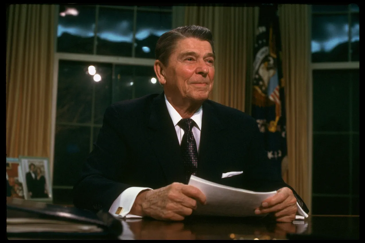 Reagan (Photo by Diana Walker/Getty Images)