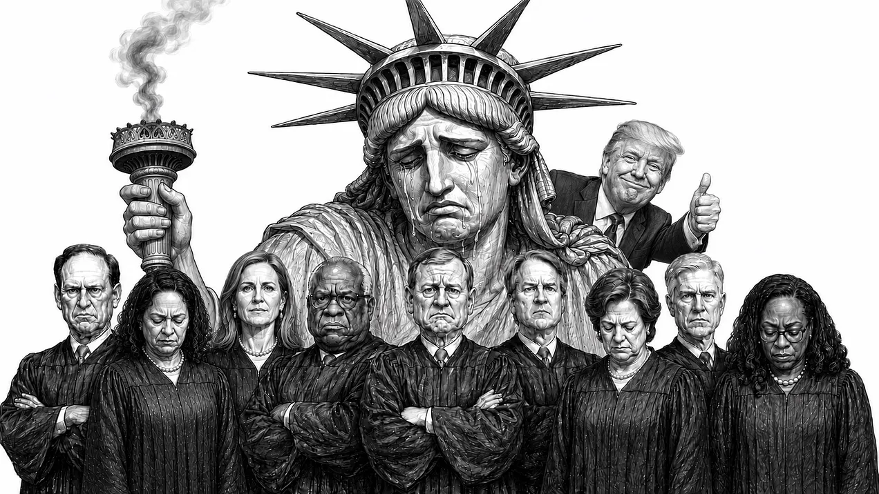 Six Justices Put Out the Statue of Liberty's Torch This Morning