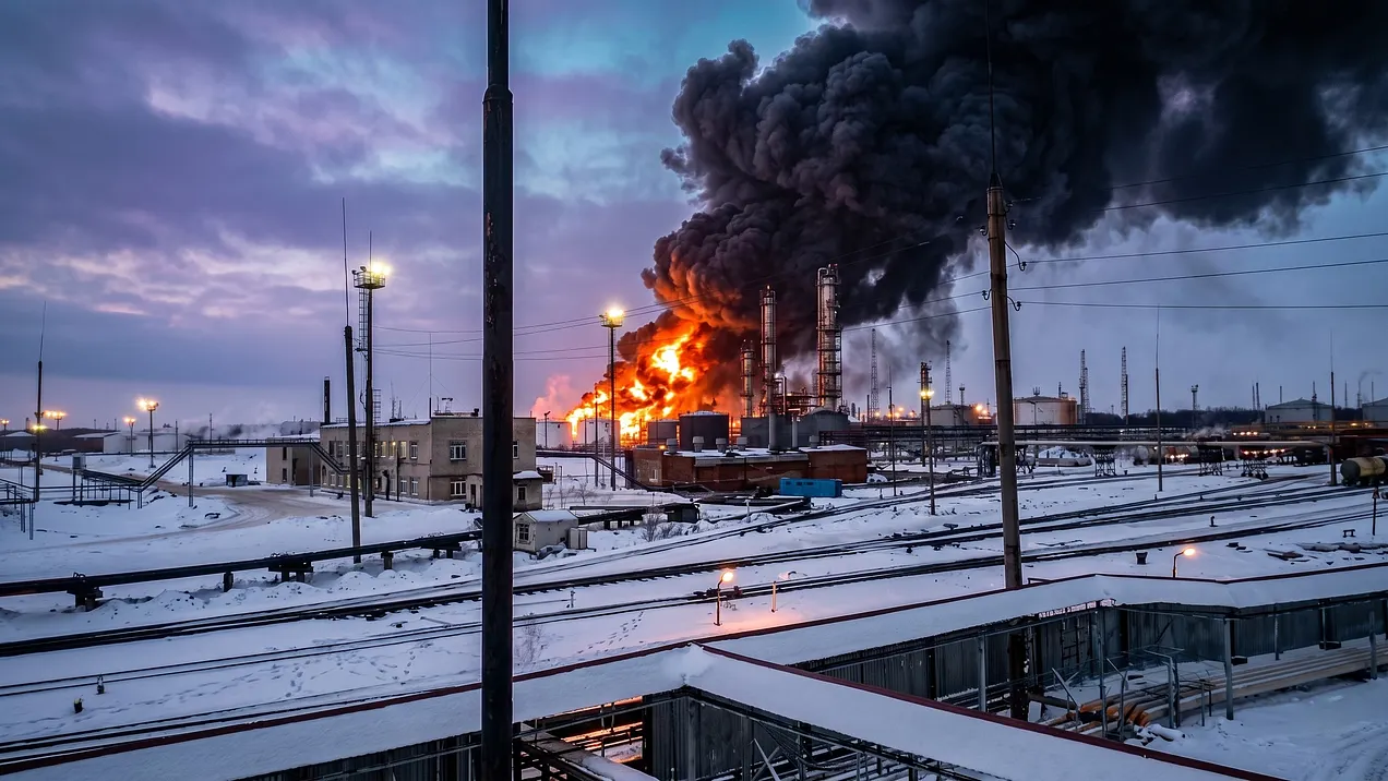 factory on fire