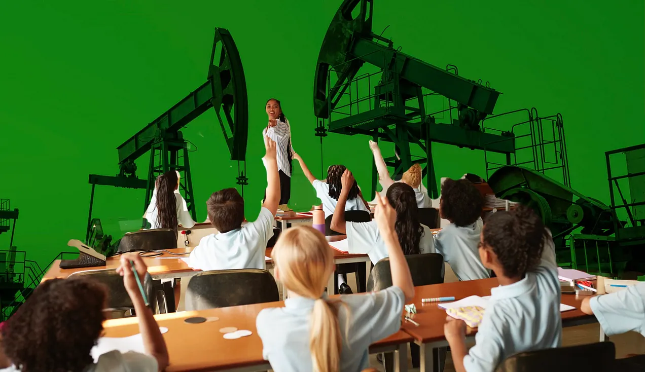 oil rigs in classroom