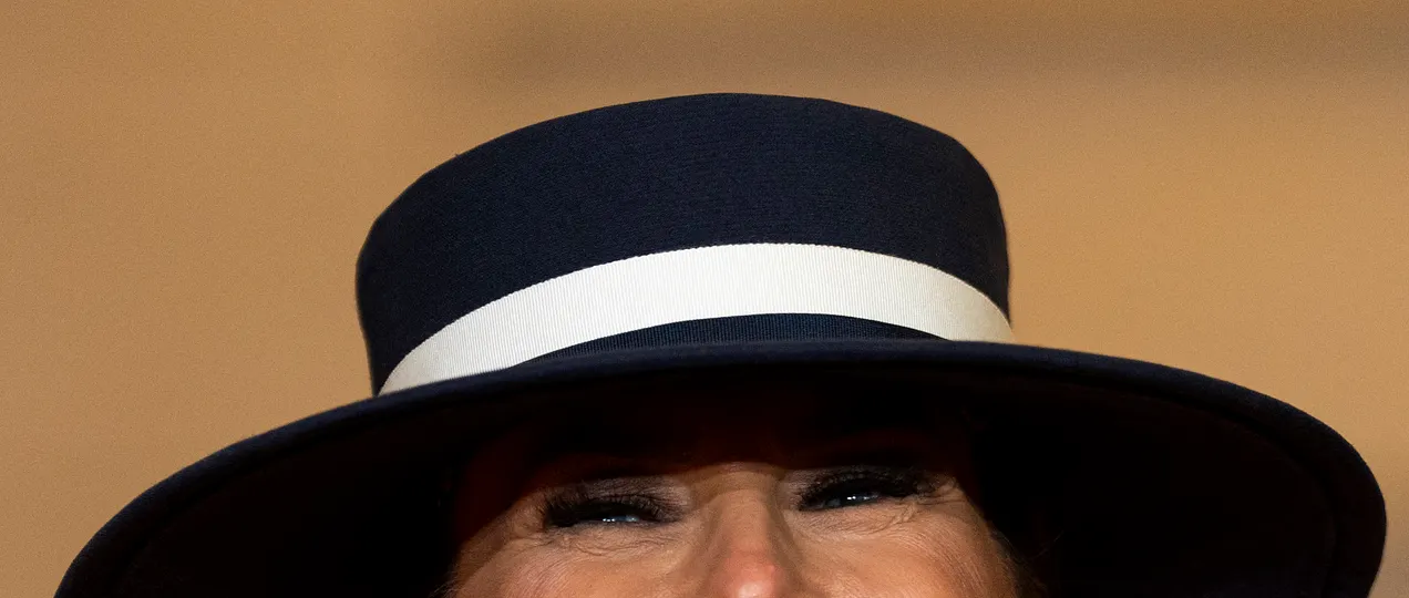 unusual hat - Greg Nash / POOL / AFP via Getty Images