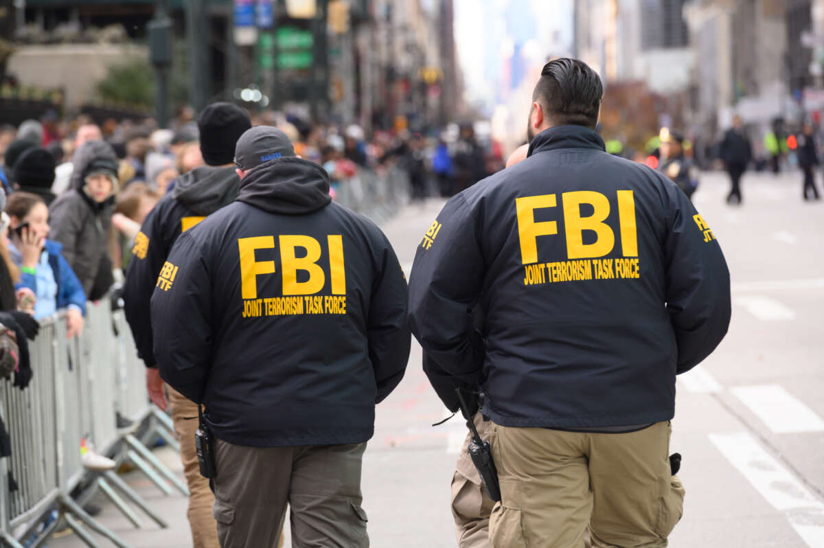 FBI agents are seen at the 93rd Annual Macy's Thanksgiving Day Parade on November 28, 2019, in New York City.Noam Galai / Getty Images