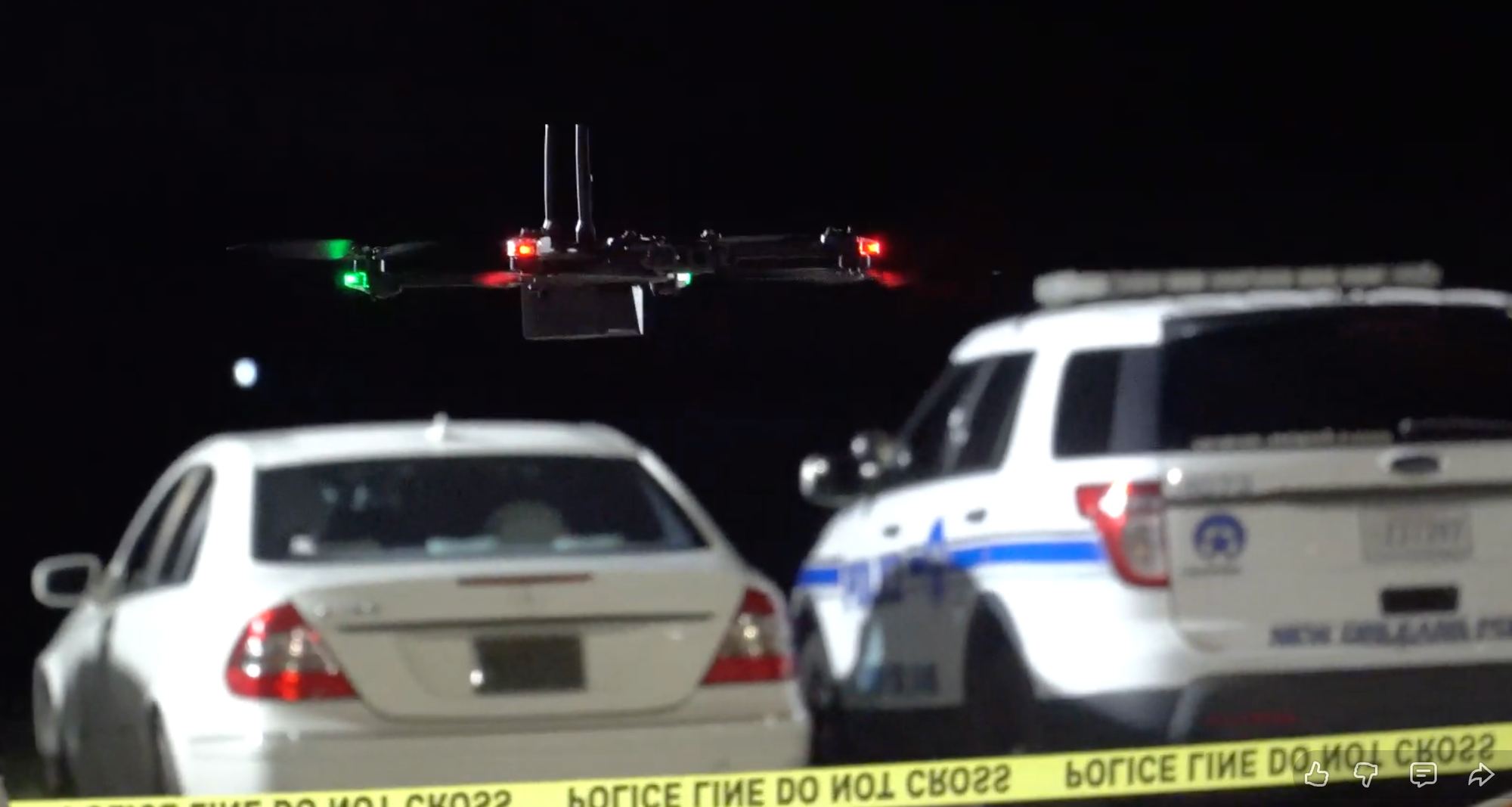 New Orleans Police drone New Orleans Police drone