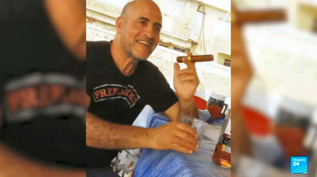 Model scout Daniel Siad, mentioned in the declassified documents related to the Epstein case. © Screengrab via FRANCE 24