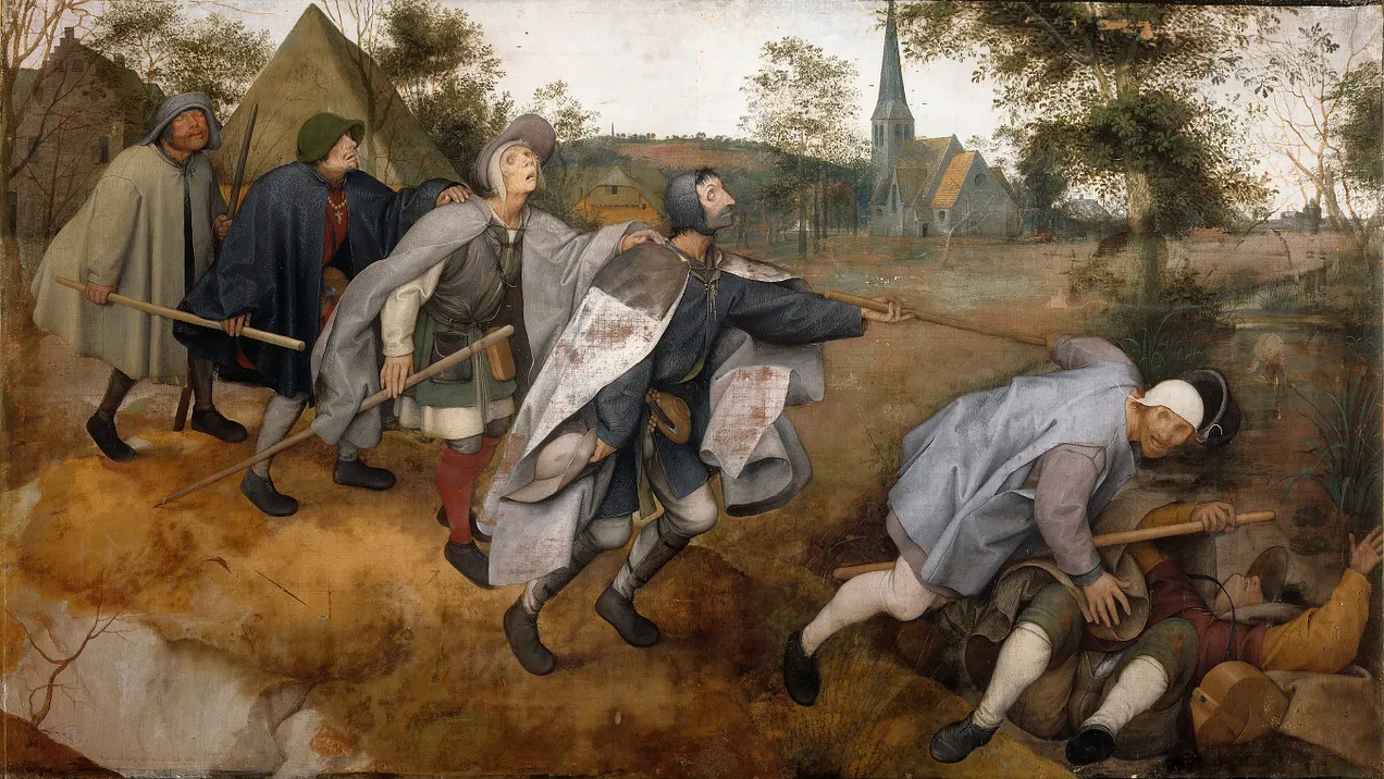 The Blind Leading the Blind by Pieter Bruegel (1568)