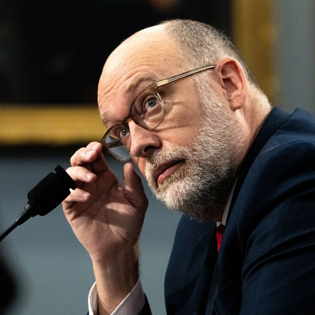Russell Vought, director of the Office of Management and Budget, last month.