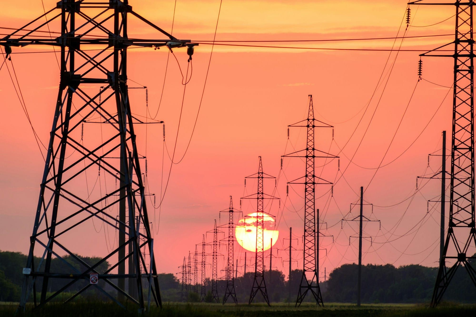 power transmission lines