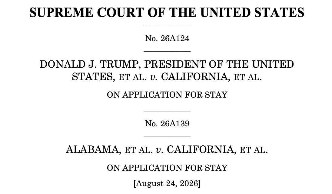 2026-08-24 Supreme Court election order 2026-08-24 Supreme Court election order