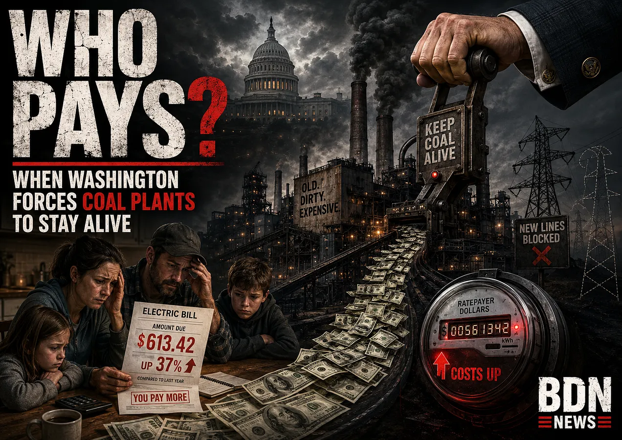 Who Pays When Washington Forces Coal Plants to Stay Alive