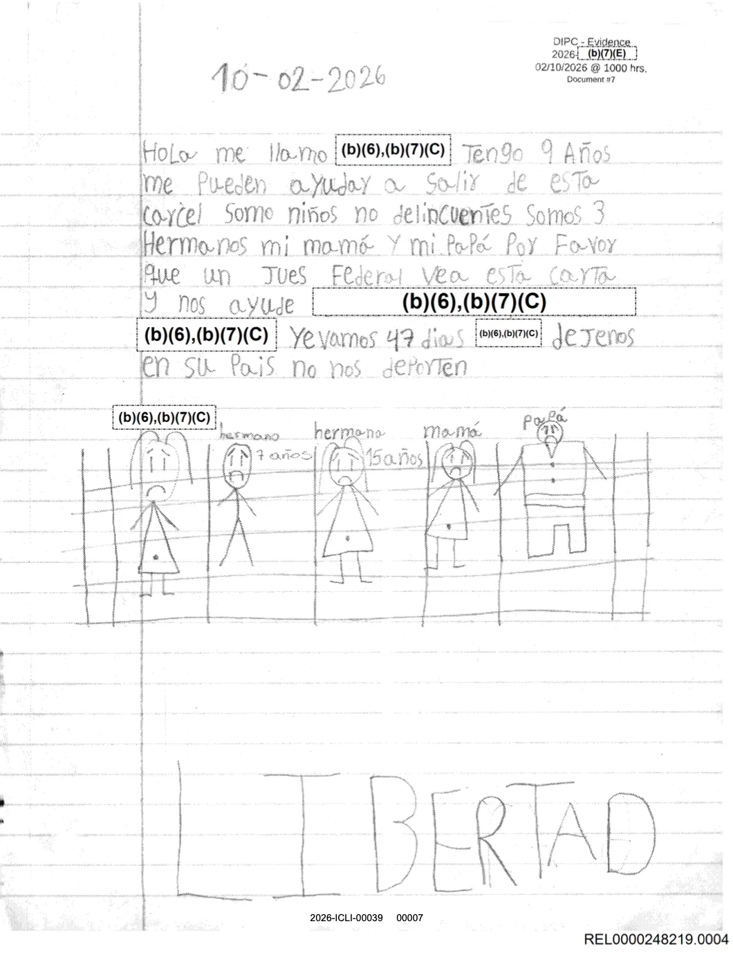 all the drawings with words have been entered into “evidence”