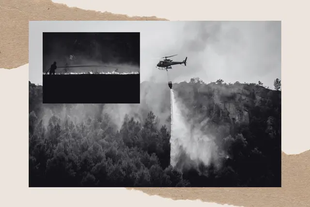 Photo-Illustration by TIME (Source Images: Albert Llop/NurPhoto via Getty Images; Julien De Rosa—AFP/Getty Images)