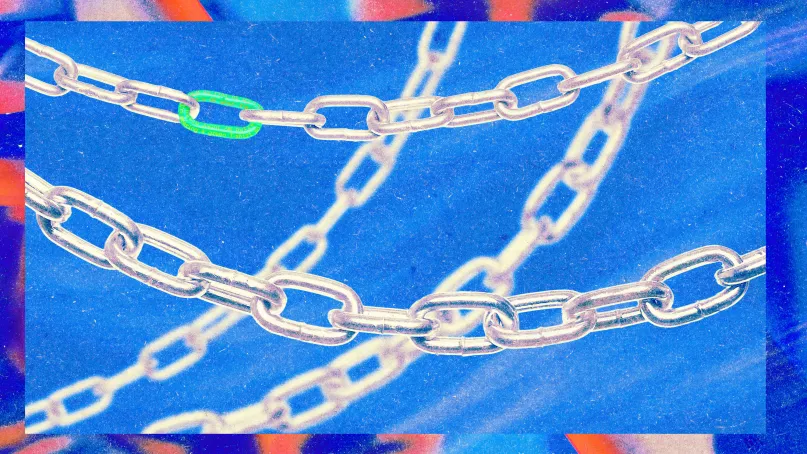 weak link in the chain - Stephanie Arnett, MIT Technology Review - Adobe Stock weak link in the chain - Stephanie Arnett, MIT Technology Review - Adobe Stock