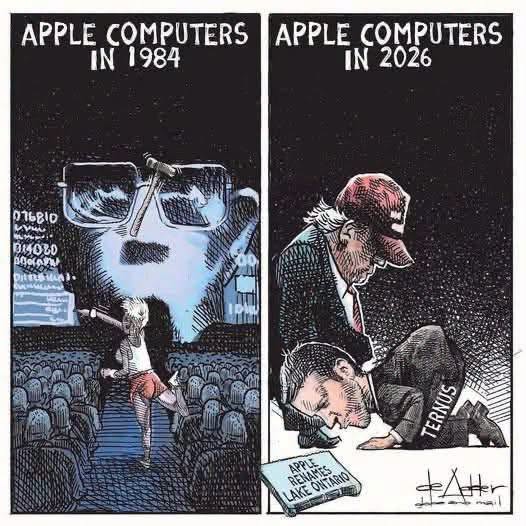 Apple 1984 vs 2026
