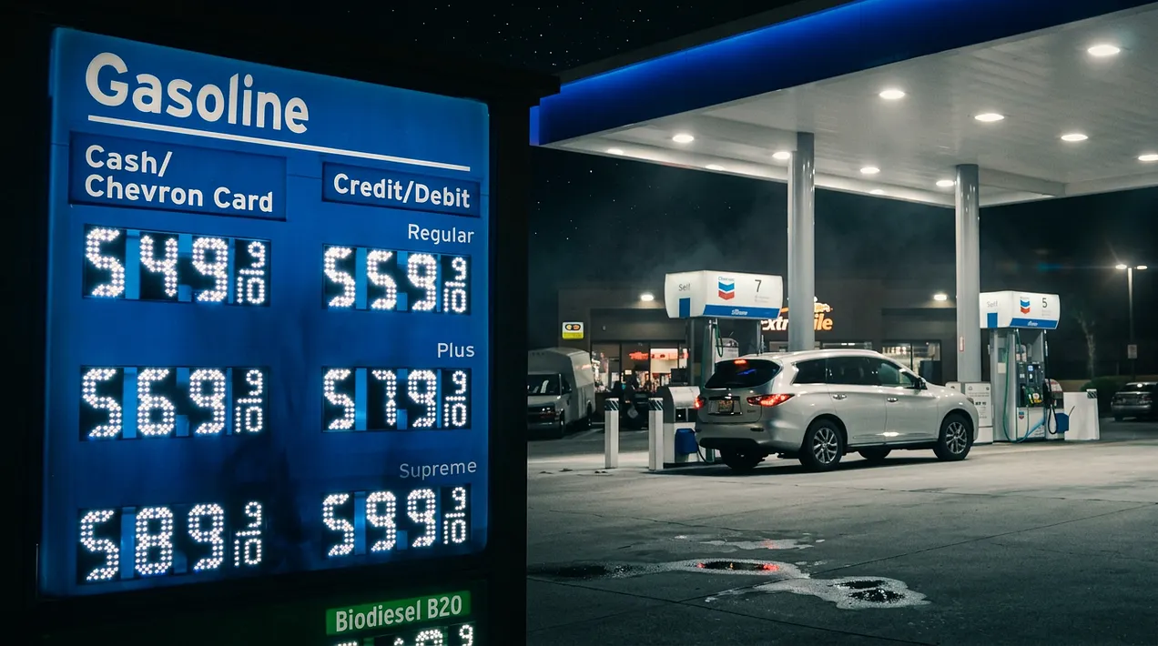 Chevron fuel pump prices Chevron fuel pump prices