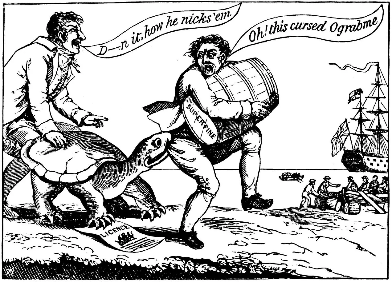 Embargo Act illustration