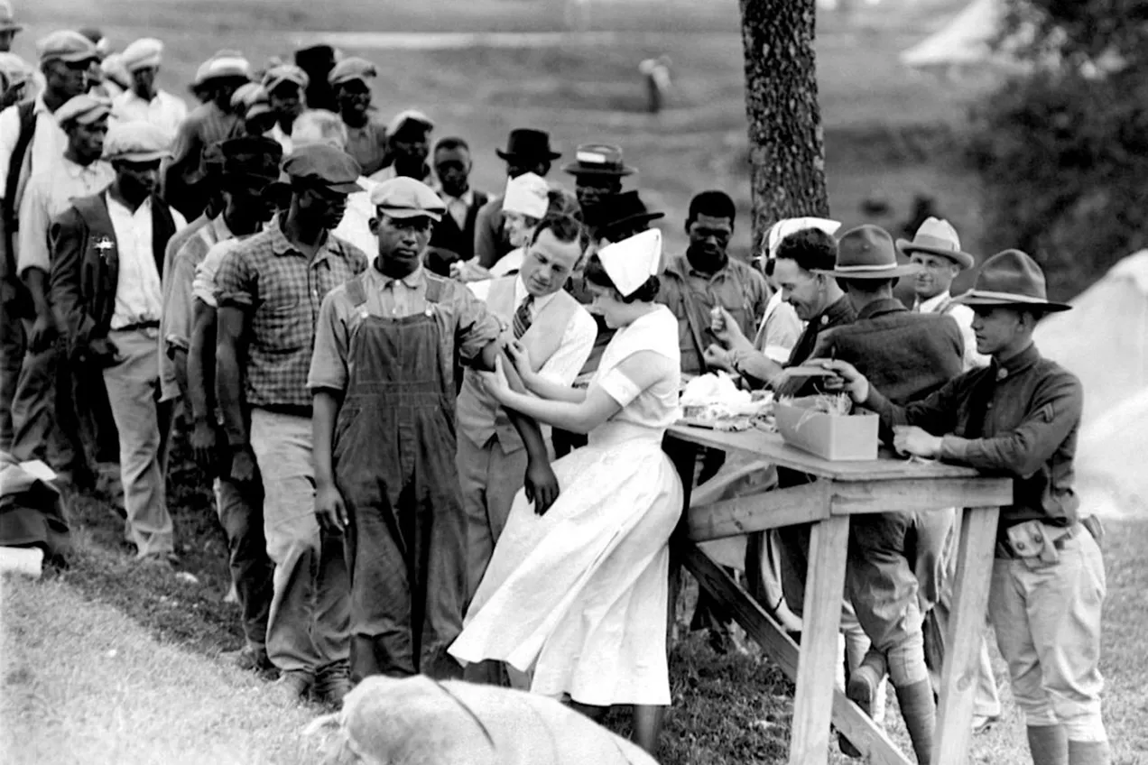 Federal Tuskegee syphilis study. Photo credit: The National Archives