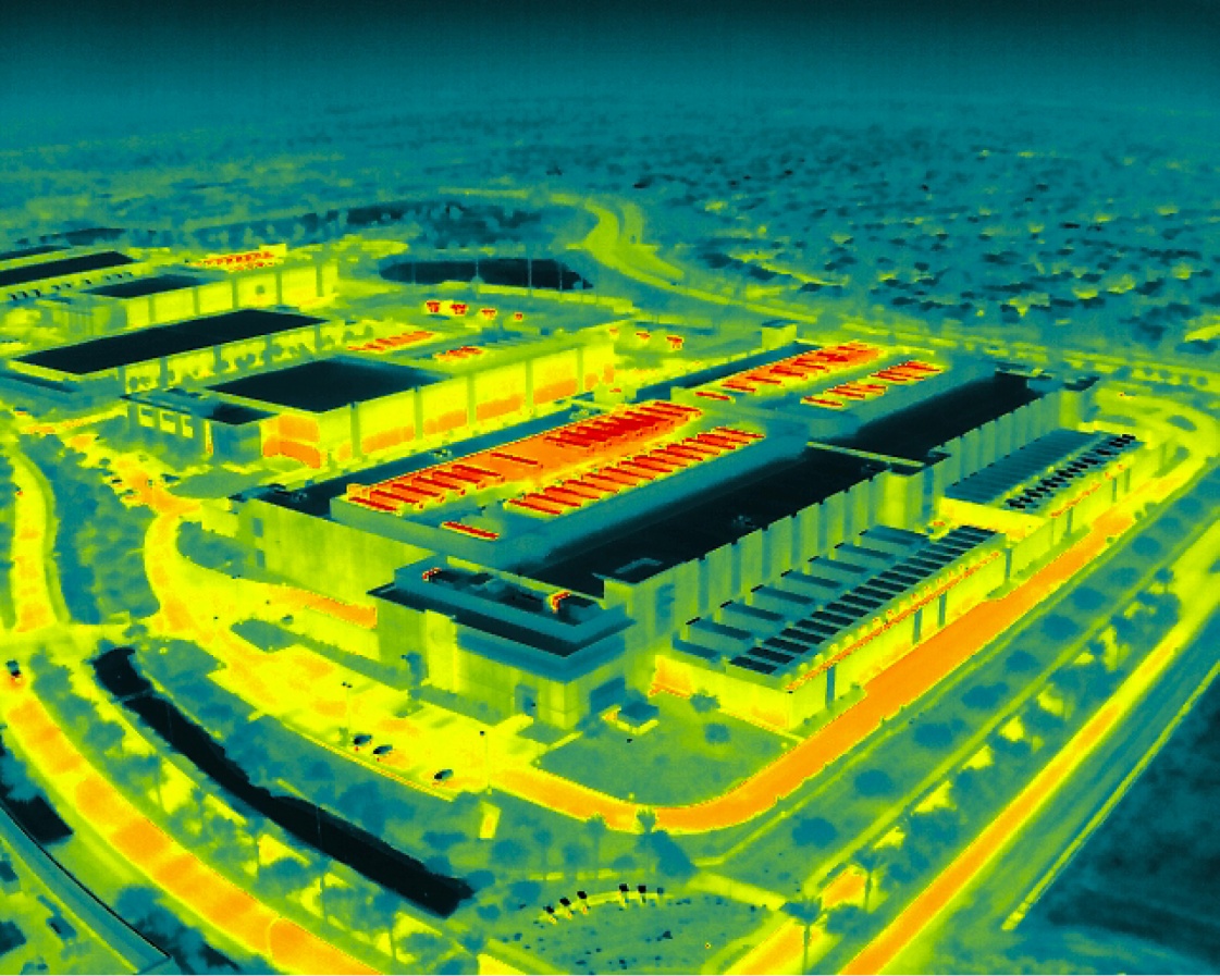 Thermal image of CyrusOne data center in the Phoenix area.
Photographer: Caitlin O’Hara/Bloomberg
