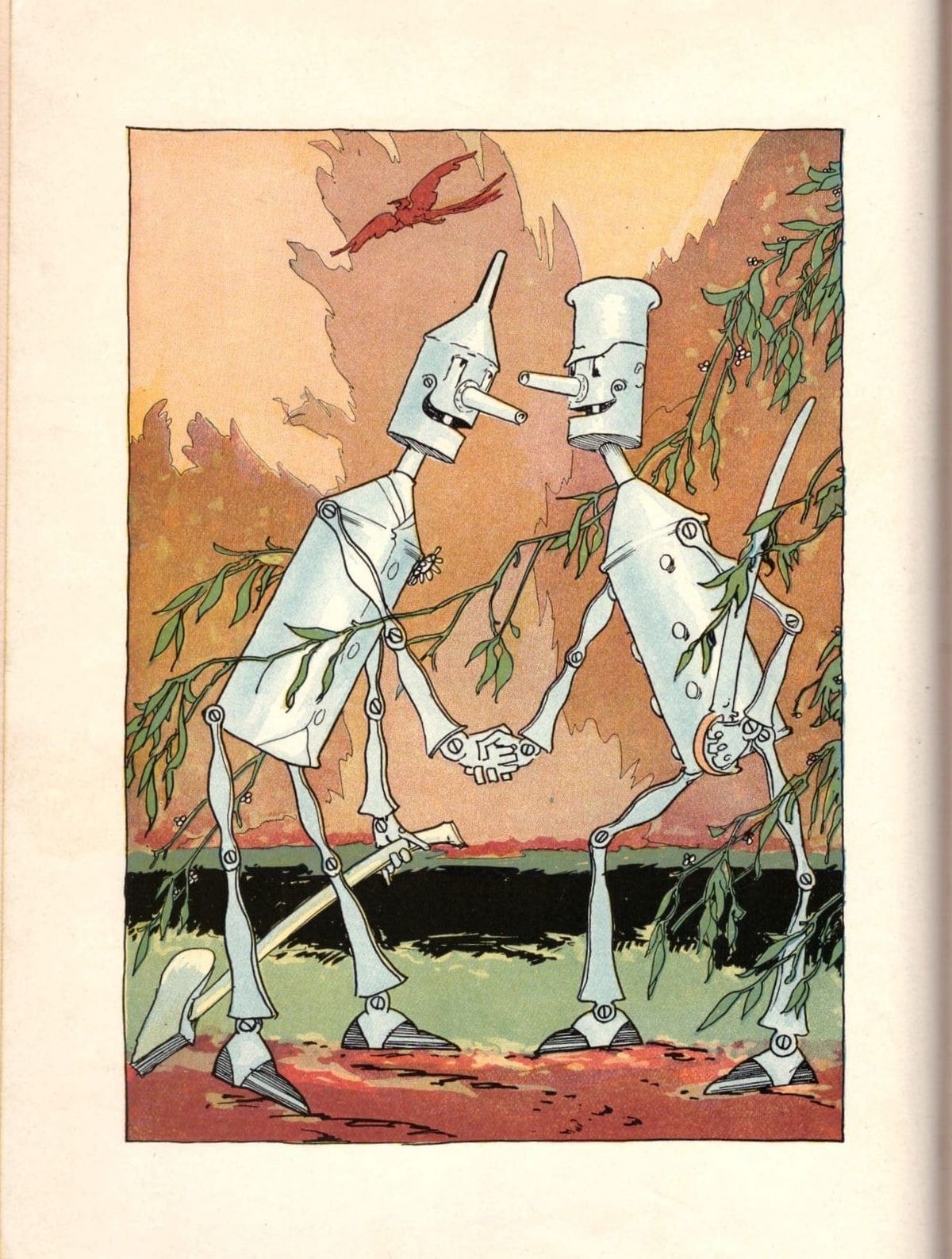 Tin Men Illustration by John R. Neill from the Oz series of books.