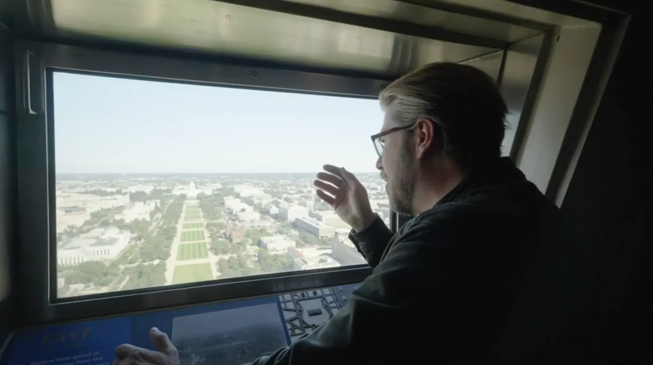 Washington Monument window