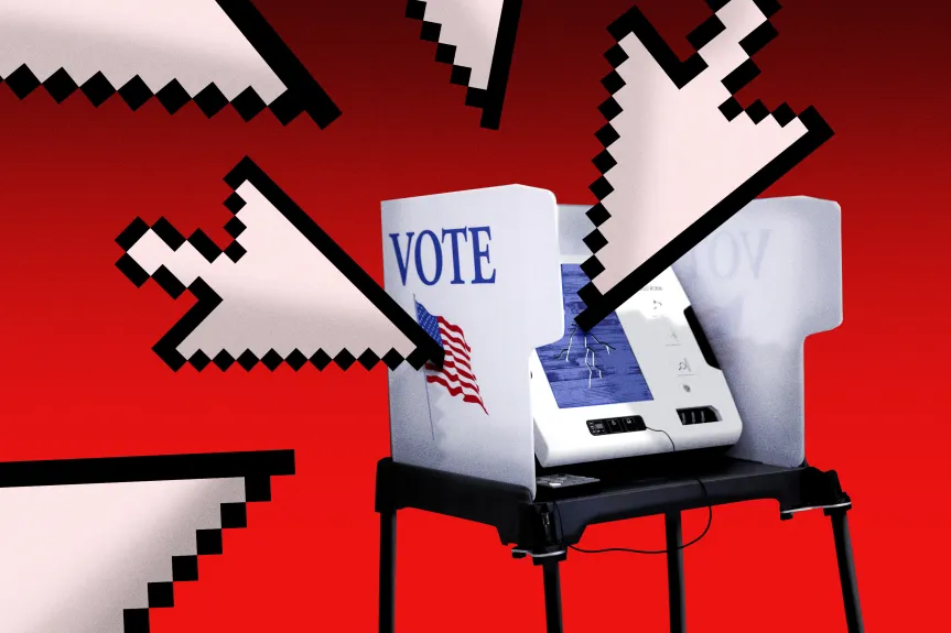voting machine attack
